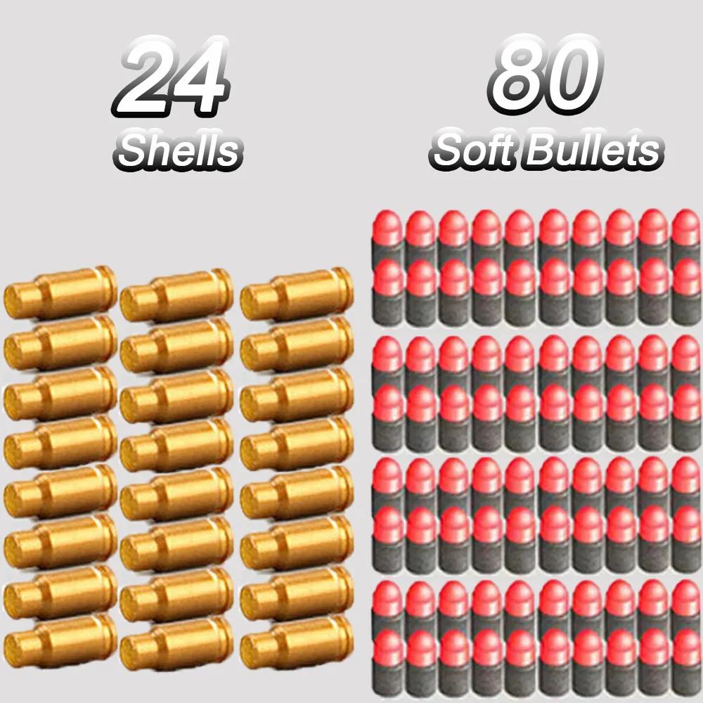 QEducational Toy Gun Shell Ejecting Toy Foam Soft Bullet Blaster For Kids Boys Adults Airsoft Pistol Children Birthday Gift