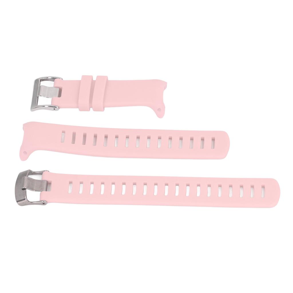 Watch Band Replacement for Suunto D4 D4i Novo Adjustable Soft Silicone Stainless Steel Clasp