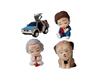 Gacha Back To the Future Complete Set of 4 Types Capsule Toy Not Shoulder-Zun Fig. × Capsule Included. (1-6
