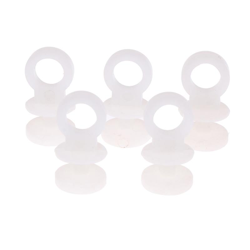 50Pcs Curtain Rail White Modern Style Accessories Plastic Curtain Track Gliders For Home Hanging Curtain Glider Hook Ring Rail