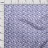 oneOone Cotton Flex Blue Fabric Asian Paisley Sewing Material Print Fabric By The Yard 40 Inch