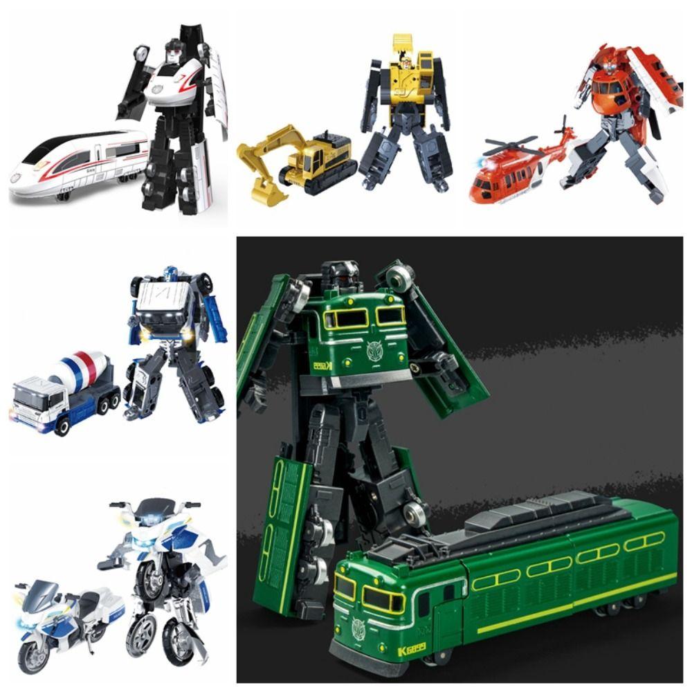 Bulldozer Deformation Robot Train 2 in 1 Engineering Vehicle Robot  Kids Toy