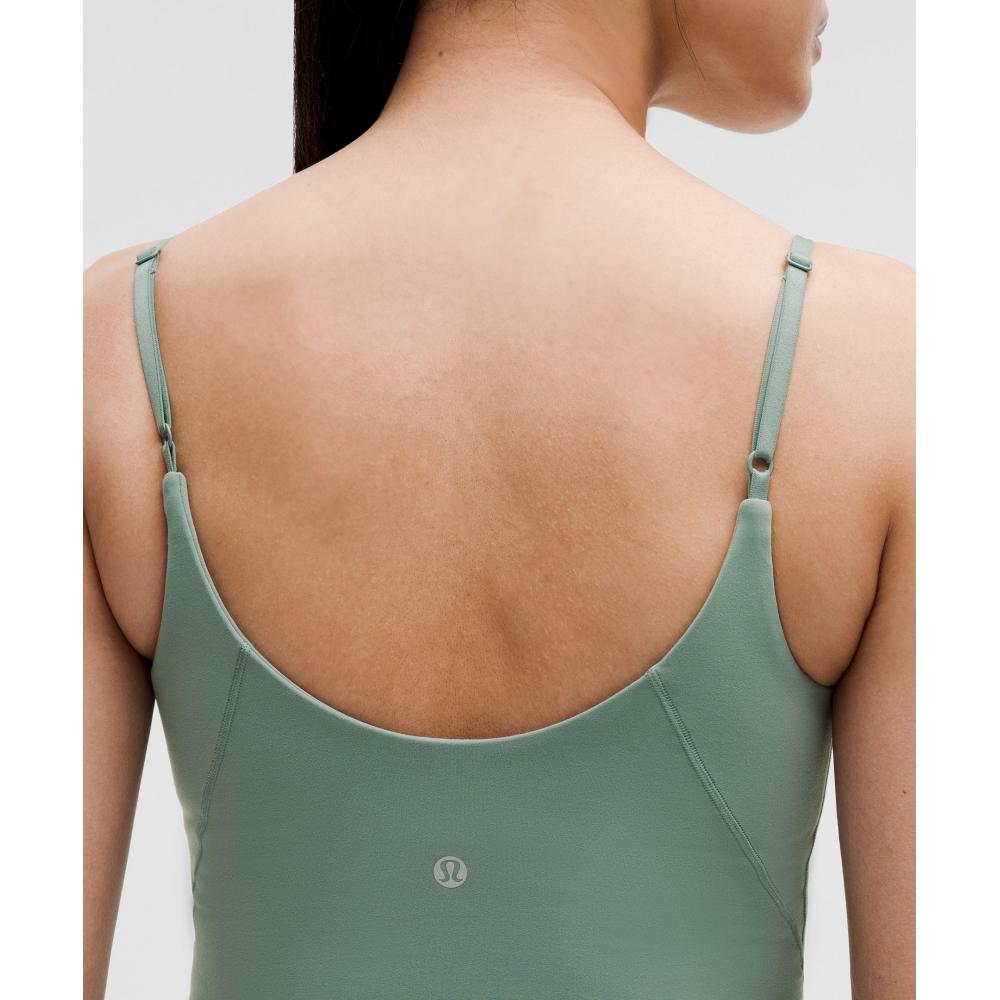Lululemon Align  Cropped CAmi TAnk Top  Light Support  A B Cup crAter Blue