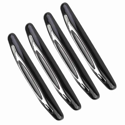 4 pièces Garniture de Protection de Porte de Voiture Bande de Bordure Coin Pare-chocs Anti-collision Rayure ou Noir