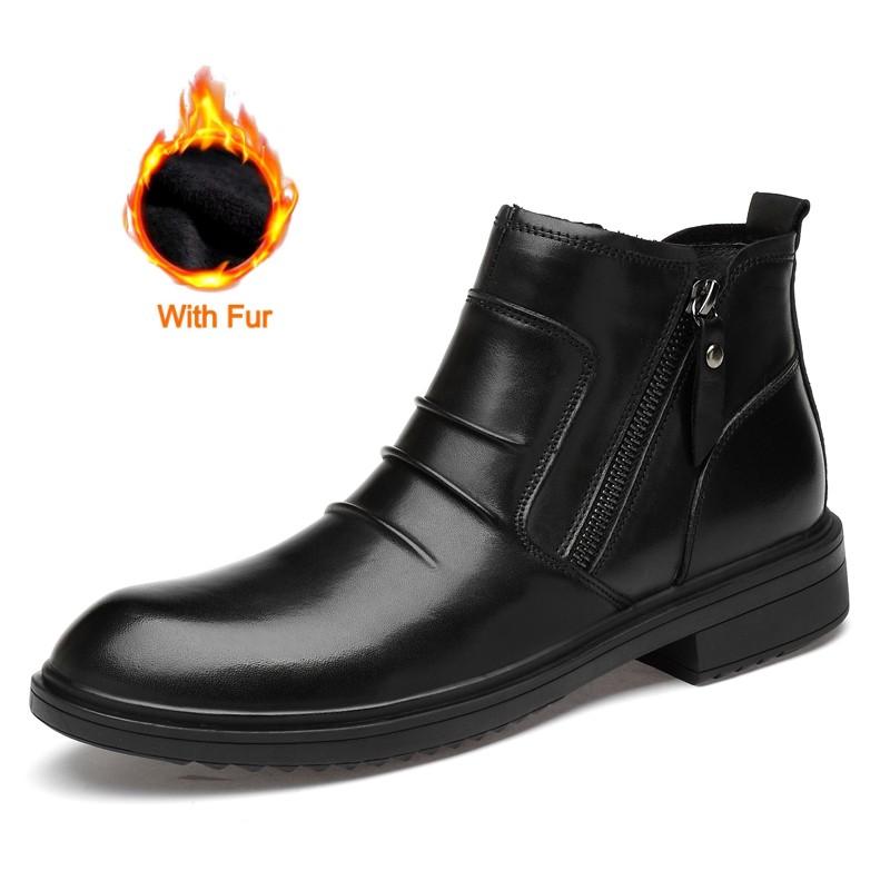 

Модные итальянские мужские ботинки челси из натуральной кожи большого размера 36-47, брендовые деловые туфли для отдыха на открытом воздухе, нескользящие повседневные кожаные ботинки 47