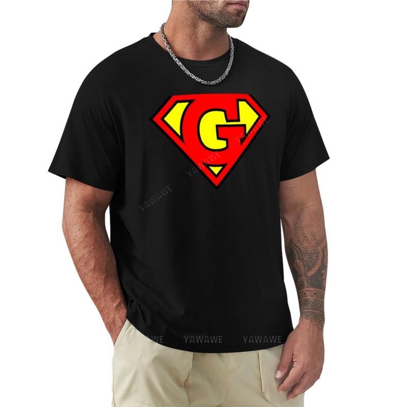 man summer for boys Letter G | Super Letter Vol.1 Short sleeve for a boy boys t shirts mens t shirts pack new men cotton tshirt