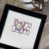 2D Love Light Bulb Cat Eye Nail Art Handmade Fake Nail Patch Ins Japanese Wearable Nail Short Nail