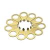 Gitarr Kontrollratt Positionspilar 9,7 MM Diameter Brickor Gitarrdel 3/8 Tum Gitarrrattar Pekare Indikatorplattor