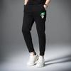 Men's Sports Joggers European Style Trendy Casual Slim-Fit Bear Print Summer Thin Sweatpants