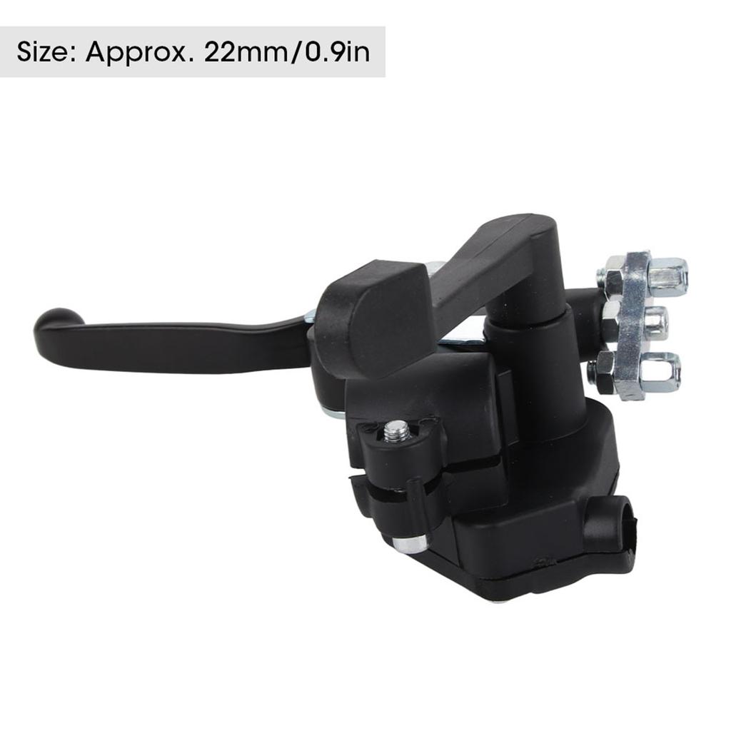 22mm 0.9in Twin Brake Lever Thumb Throttle Speed Governor Fit for 49cc Mini Kid Quad ATV Bike
