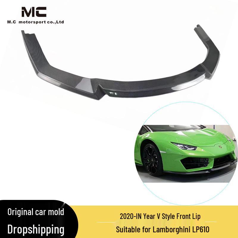 Compatible Carbon Fiber Front Lip for 2020-IN Lamborghini LP610 V Model