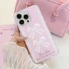 Ins French Bow Suitable for IPhone 16 Protective Case Apple 14 Mobile Phone Case 13 High End Lace 15 Bracelet