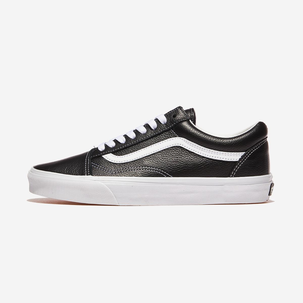 

[Vans] Old School - Leather Black/True White, VN000CP5BPB, 1010110099, Popular Korean Shoes 220