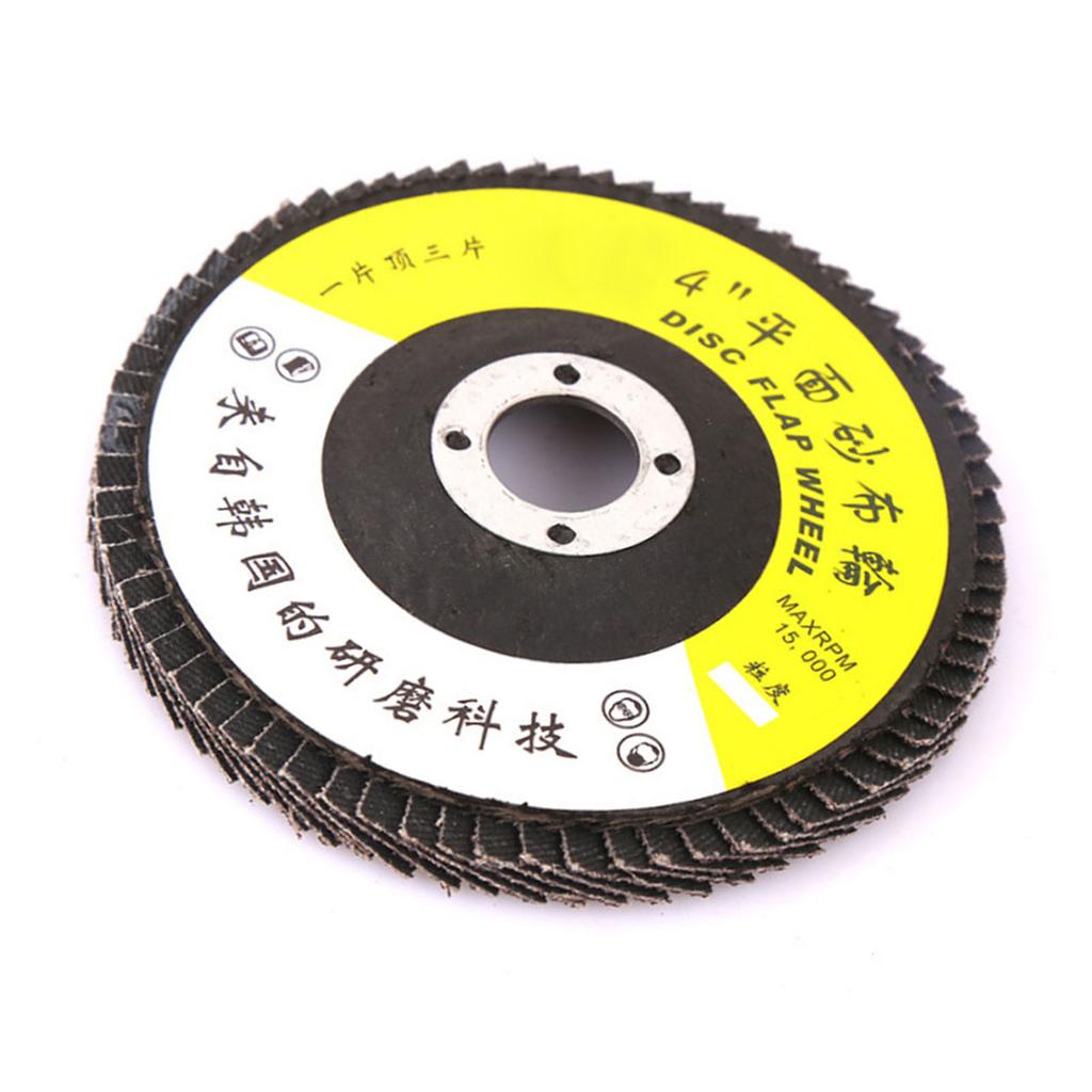 30Pcs Flap Disc Thickened Wear Resistant Sanding Discs High Density Abrasive Grinding Wheels for