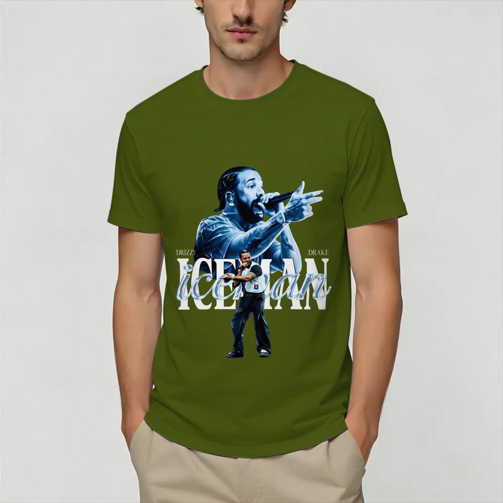 Amazing Drakes IceUnisex TShirts Unisex Round Collar 100 Cotton T Shirt Short Sleeve Tees Birthday Present Tops
