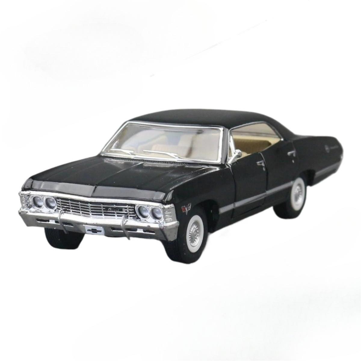 

1/36 Новая модель классического спортивного автомобиля Corvette Impala из сплава, литье под давлением, металлическая, ретро, старый автомобиль, модель транспортного средства, коллекция-симуляция, детские подарки чёрный