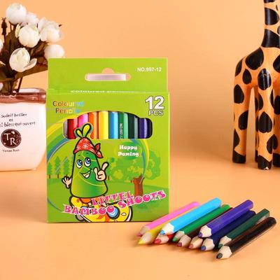 12-farbige holzbasierte Ölpastellstifte - Zeichen-Geschenkset für Kinder