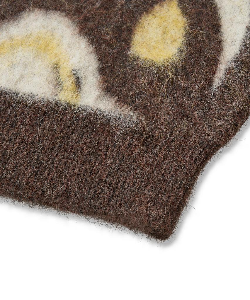 CUZNELLO Drawing Crewneck Knit_Brown