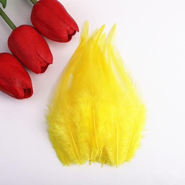 20pcs White Pheasant Feathers Diy Christmas Home Decoration Dream Catcher Chicken Plumes For Wedding Novelty Accessories Crafts