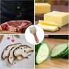 Modern Stainless Steel Truffle Slicer With Wooden Handle Multifunction Cheese And Chocolate Cutter For Gourmet Cooking