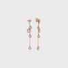 Flash Silver Pink Earrings TESSVP13150S