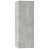 5 pc TV Cabinet Set Concrete Grey Engineered Wood