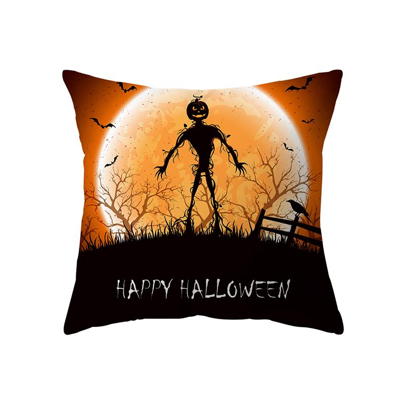 Pumpkin Collection Halloween Theme Pillow Cover Sofa Cushion  Holiday Gift Party Decoration Home Decor