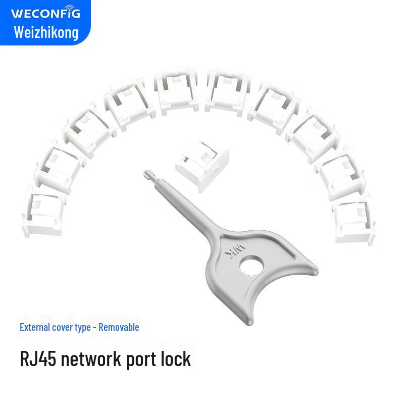 Weizhikong RJ45 Ethernet Port Locks (100-Pack)