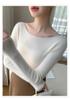 Women's Elegant One-Shoulder Cashmere Knit Sweater – Slimming, Versatile, Solid Color Top