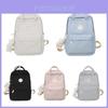 Ins Stylish And Spacious Nylon Backpack For Teenage Girls