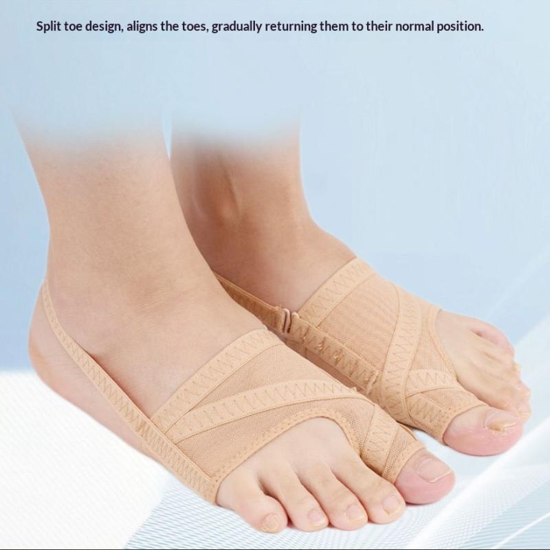 Adjustable Hallux Valgus Sleeve Spacer Separator Toe Corrector Fabric Bunion Corrector Breathable Sports Bunion Socks Running