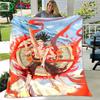 Famous Film Role Nezha Printed Soft Blanket  Living Room Bedroom Sofa Bed Blanket  Gift Portable Picnic Blanket Luxury Gift
