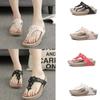 2024 Stylish Summer Wedge Flip Flops For Women Comfortable Beach Sandals With Thick Sole