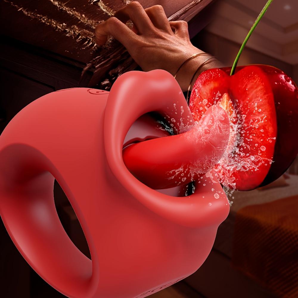 Sensual Women's Vibrator - Powerful Swing Tongue Licking Clitoris Sucker Stimulator