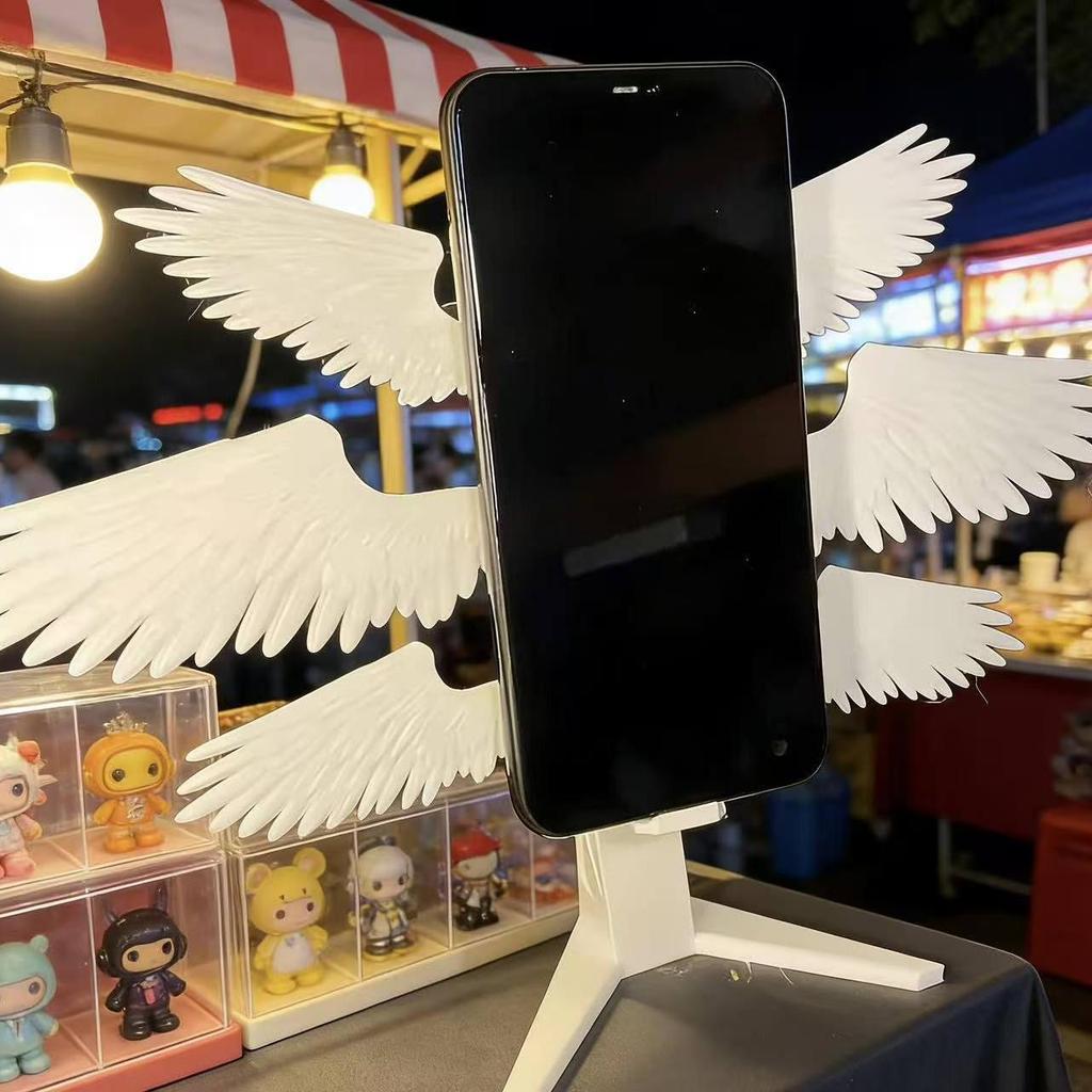 Six-Winged Angel Foldable Mobile Phone & Desktop Stand for Streaming & Binge-Watching