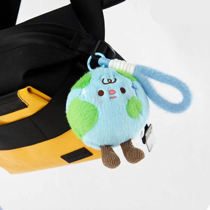 Star Shaped Plush Pendant Keychain Backpack Decoration Toy Stuffed Doll Gift