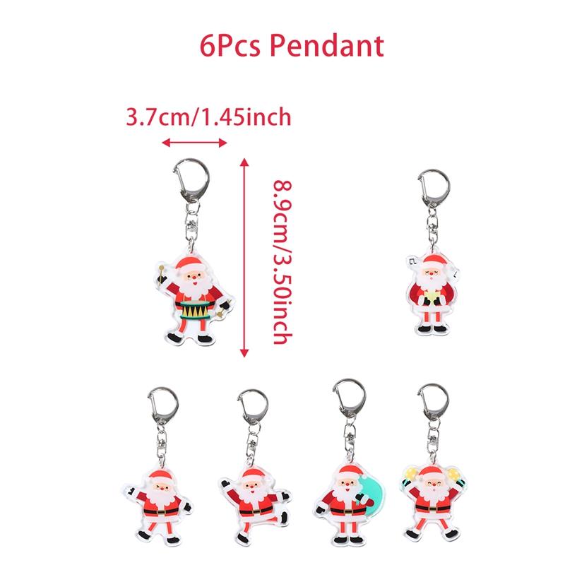 

Рождественский брелок-подвеска Елка Лось Снеговик Брелок Счастливого Рождества Декор для дома 2025 Навидад Ноэль С Новым годом Подарок