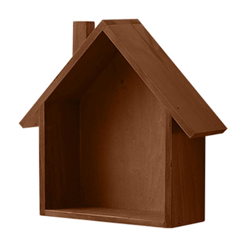 Nostalgic Wall Shelf Retro Wall Decoration Wooden House Shelf