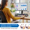 Schreibtisch-PC-Monitorständer Halterung Computerbildschirm Erhöhung Halter USB-HUB Mit RGB-Atmosphärenlampe Maus Tastatur Aufbewahrungs Organizer