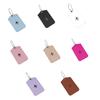 Luggage Tages PU Leather Bag Tages with Steel Loops Suitcase Tages Travel Tages Luggage Labels Card Tages for Women Man