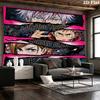 Jujutsu Kaisen Wall Tapestry Aesthetic Wall Hanging Printed Fabric Blanket Decorative Tapestries For Bedroom Living Room Home Decor