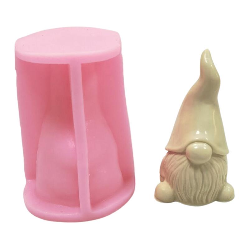 Handmade Fragrance Plaster Soap Wax Silicone Mould DIY 3D Gnomes Candle Resin Casting Mold UV Crystal Epoxy Resin Mold