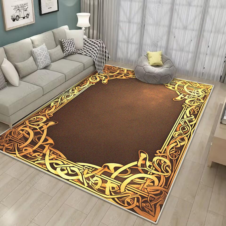 

Luxury Gold CARPET FOR LIVE ROOM Washable Home Decoration Luxury Modern Large Room Rugs Non-slip Lounge Rug Coffee Tables Mat 60x90cm