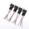 4/5Pin Waterproof 12V 30A Fuse Relay Switch With 14Awg 16 Awg Wire, 12V 4/5 Pin Spst Fuse Relay For Car Truck
