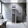 Punch-Free Bathroom Storage Rack: High-End Bathtub & Toilet Side Cabinet