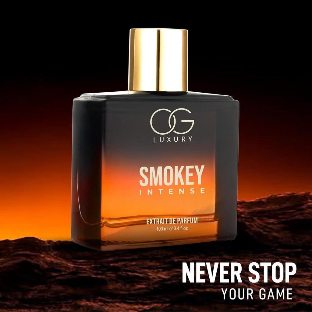 OG Luxury India's First & Strongest Perfume Smokey Intense Extrait De Parfum | Luxury Fragrances | Notes of Whiskey, Oud & Cinnamon |