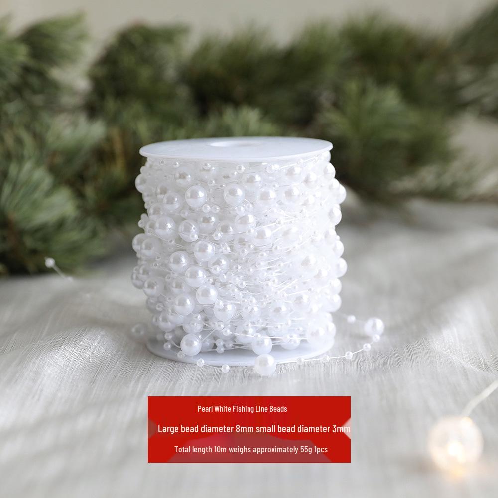 

10 м Гирлянда из бусин цвета зеленого лимона для рождественских украшений и дисплеев