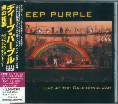 CD DEEP PURPLE  Live At The California Jam TECW25318 DEEP PURPLE OVE 1996 Japan Rock Used