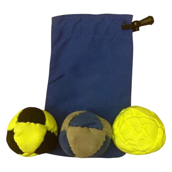 World Footbag, Handwoven Juggling Balls for Kids Adults, Soft Stress Relief Toy for Outdoor Party Game Entertainment