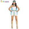 Luxurious Egyptian Polyester Queen Outfit For Adult Women Great For Performances Stage